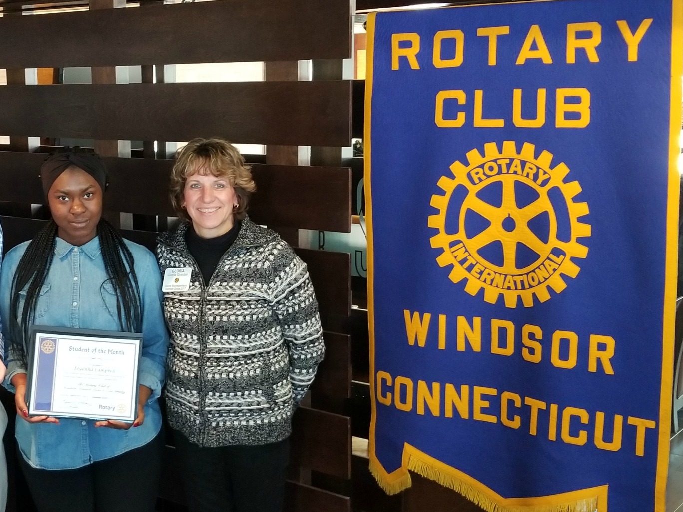 January Rotary Club Student of the Month